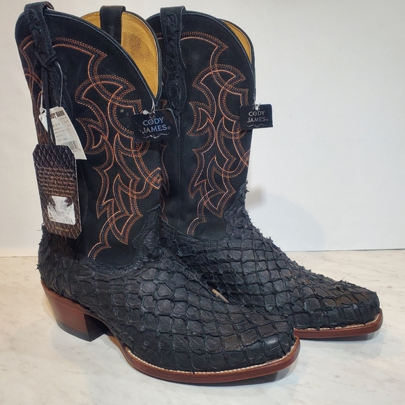 Cody James Other - NWOB Men's 10 D US Cody James Pirarucu Exotic Western Boots Broad Square Toe